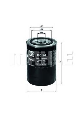 Filtro de óleo Mahle Original OC54 preço, a partir de 9,87 USD
