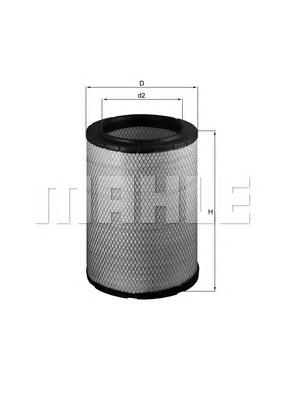 Filtro de ar 21716424 Volvo