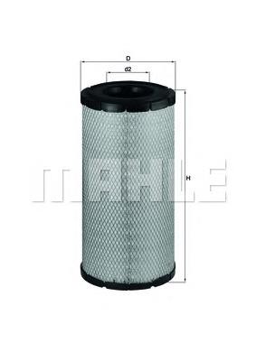 LX1775 Mahle Original Filtro de ar