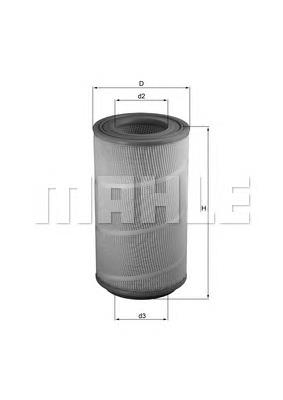 LX1025 Mahle Original Filtro de ar