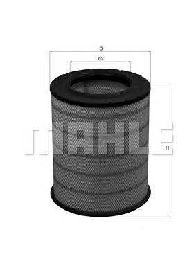 Filtro de ar Mahle Original LX1281 preço, a partir de 76,58 USD