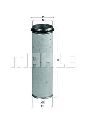 Filtro de ar LXS421 Mahle Original