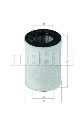 Compre LX1792 Mahle Original Filtro de ar
