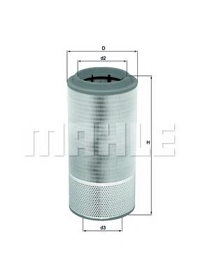 Filtro de ar Febi 174841