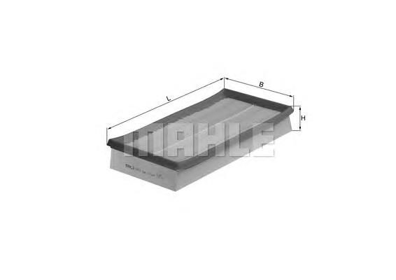 LX692 Mahle Original Filtro de ar