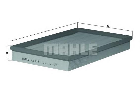 LX614 Mahle Original Filtro de ar