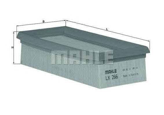 Filtro de ar Mahle Original LX266 preço, a partir de 5,27 USD