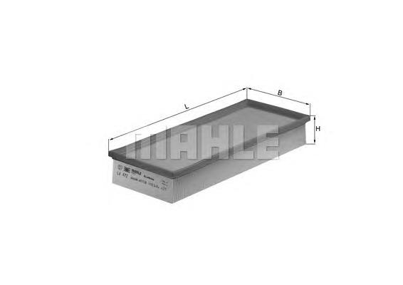 Compre LX472 Mahle Original Filtro de ar
