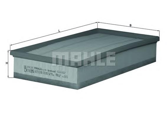 Filtro de ar Mahle Original LX1835 preço, a partir de 9,85 USD