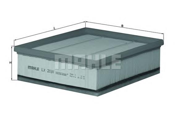 Filtro de ar Mahle Original LX2031 preço, a partir de 20,13 USD
