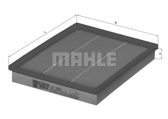 Filtro de ar Mahle Original LX1683 preço, a partir de 14,98 USD