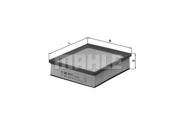 Filtro de ar Mahle Original LX1605 preço, a partir de 17,95 USD
