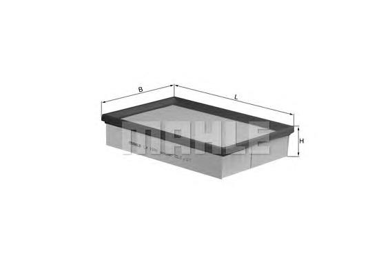 Filtro de ar Mahle Original LX1570 preço, a partir de 7,62 USD