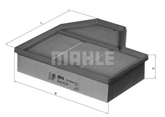 Filtro de ar Mahle Original LX987 preço, a partir de 24,65 USD