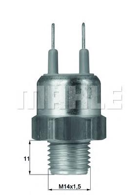 Sensor de temperatura do fluido de esfriamento (de ativação de ventilador do radiador) BMW 61311364272