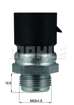 TSW36D Mahle Original Sensor de temperatura do fluido de esfriamento (de ativação de ventilador do radiador)