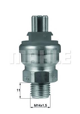 Sensor de temperatura do fluido de esfriamento (de ativação de ventilador do radiador) Mercedes 0065454224