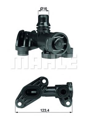 Termostato do sistema de esfriamento de óleo da Caixa Automática de Mudança Mahle Original TO693 preço, a partir de 30,04 USD