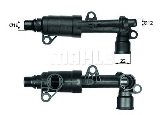 Termostato do sistema de esfriamento de óleo da Caixa Automática de Mudança Mahle Original TO1186 preço, a partir de 81,76 USD
