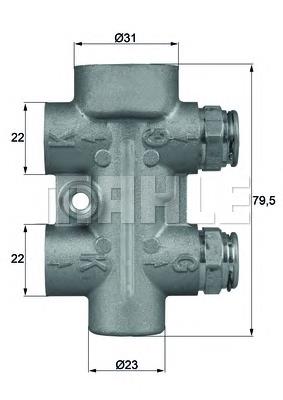 A1695010165 Mercedes Termostato do sistema de esfriamento de óleo da Caixa Automática de Mudança