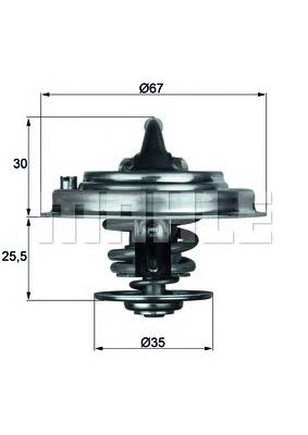 Compre TX3087D Mahle Original Termostato