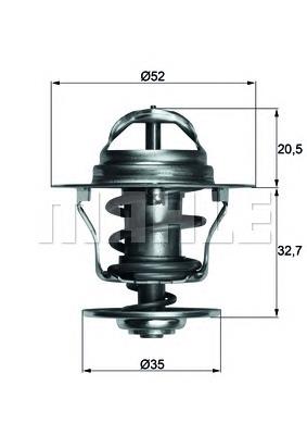 Termostato Mahle Original TX1288D preço, a partir de 9,94 USD