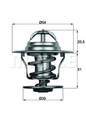 Compre TX1587D Mahle Original Termostato