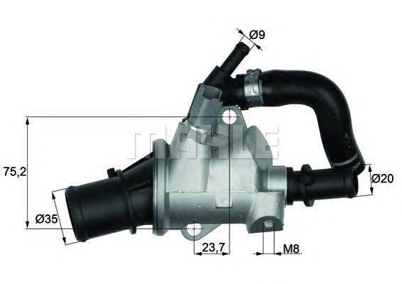Caixa do termostato Mahle Original TI14688 preço, a partir de 73,21 USD