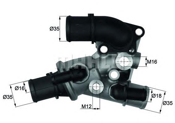 Caixa do termostato Mahle Original TI11780D preço, a partir de 65,89 USD