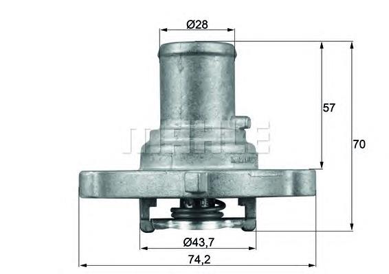 Termostato Mahle Original TI12287D preço, a partir de 13,98 USD