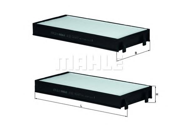 Filtro de salão Mahle Original LA221S preço, a partir de 21,09 USD