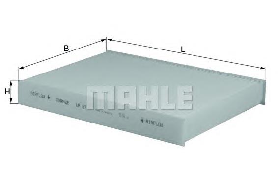 Filtro de salão Mahle Original LA87 preço, a partir de 8,97 USD