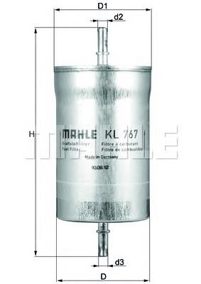 Filtro de combustível Mahle Original KL767 preço, a partir de 25,97 USD