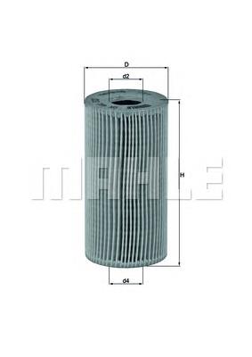 OX441D Mahle Original Filtro de óleo