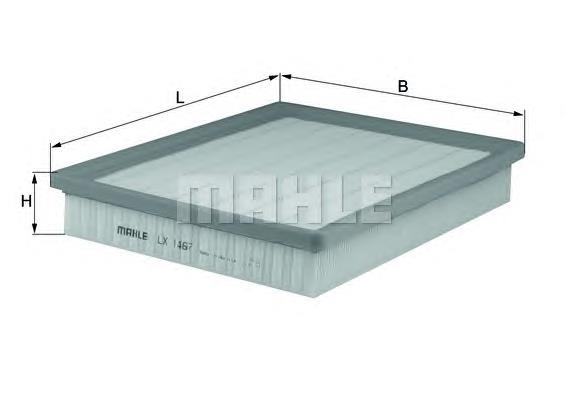 Filtro de ar Mahle Original LX1467 preço, a partir de 14,54 USD