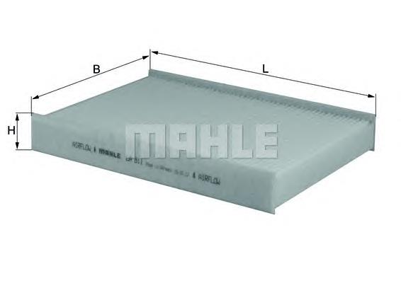 LA811 Mahle Original Filtro de salão