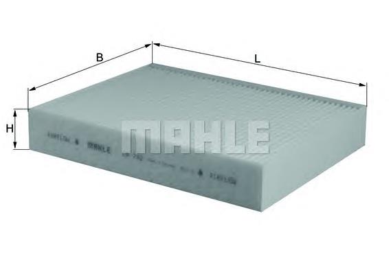 LA742 Mahle Original Filtro de salão