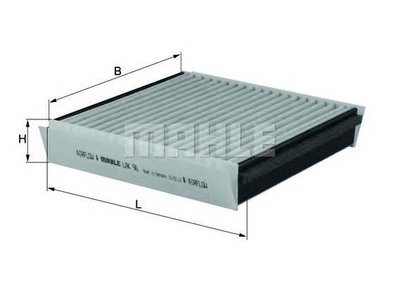Filtro de salão Mahle Original LAK96 preço, a partir de 13,27 USD