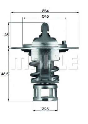 Termostato Mahle Original TX6582 preço, a partir de 12,74 USD