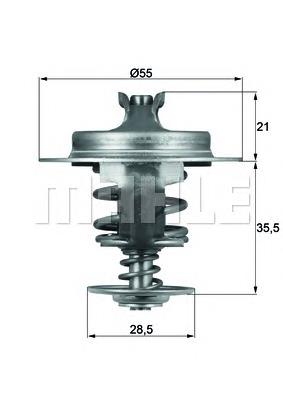 Termostato Mahle Original TX6783D preço, a partir de 10,21 USD
