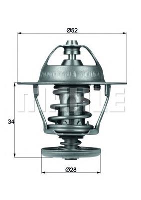 Termostato Mahle Original TX6888D preço, a partir de 12,90 USD
