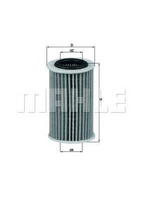 OX209D Mahle Original Filtro de óleo