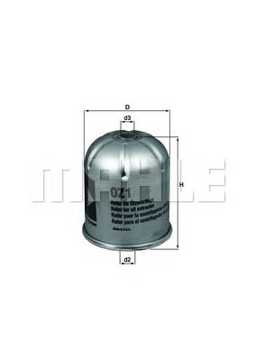 Filtro de óleo Mahle Original OZ1D preço, a partir de 19,85 USD