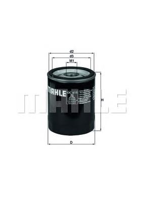 Filtro de óleo Mahle Original OC615 preço, a partir de 8,83 USD