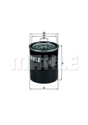 Filtro de óleo Mahle Original OC617 preço, a partir de 7,77 USD