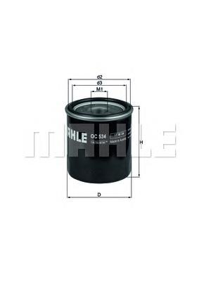  Mahle Original OC534