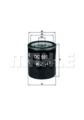 Compre OC501 Mahle Original Filtro de óleo