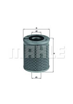 OX51 Mahle Original Filtro de óleo