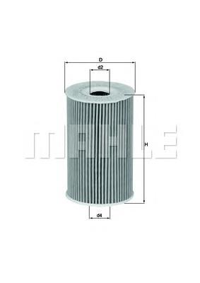 OX351D Mahle Original Filtro de óleo