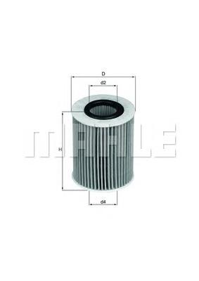 OX437D Mahle Original Filtro de óleo